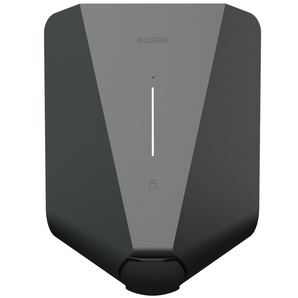 Easee Charge Up 22kW laadpaal met Type 2 socket en RFID voor veilig laden thuis of zakelijk