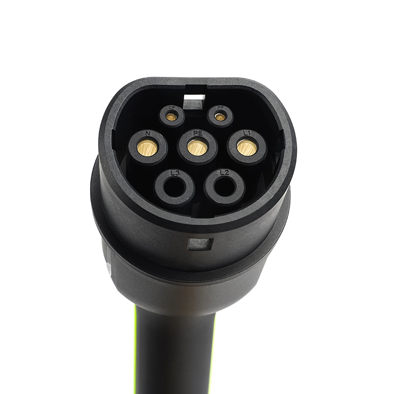 BlackCharge® Laadkabel Type 2 naar Type 2 Mennekes (Publieke laadpaal) - BlackCharge 3.7kW / 5 meter