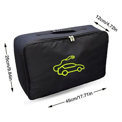 BlackCharge® Opbergtas voor Laadkabel – Waterbestendig & Duurzaam (Small, Medium & Large) - BlackCharge Small (32x32x10cm)