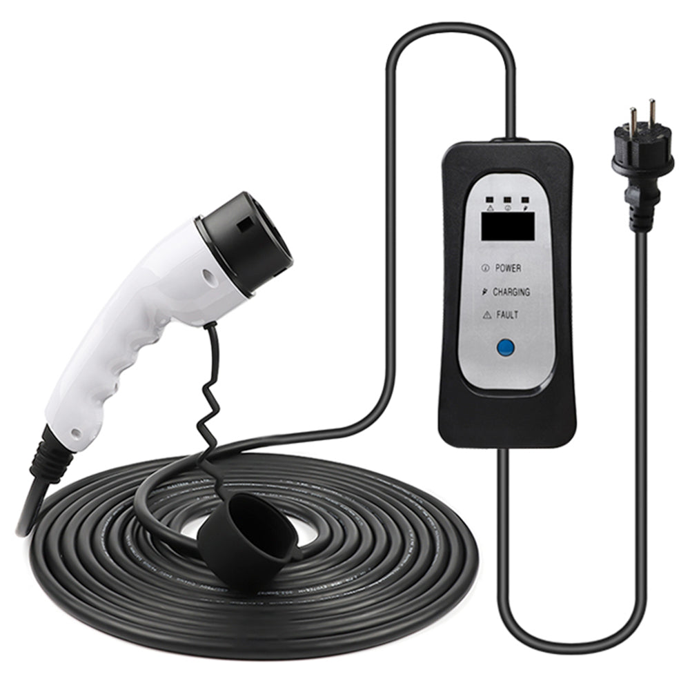 BlackCharge® Mobiele Thuislader 3,7kW – Type 2 EV Lader IP44