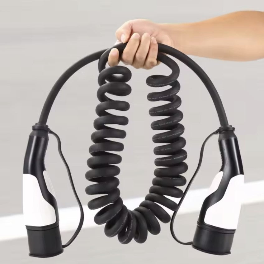 BlackCharge® Flex Laadkabel Type2 naar Type2 Mennekes – 7/11/22kW