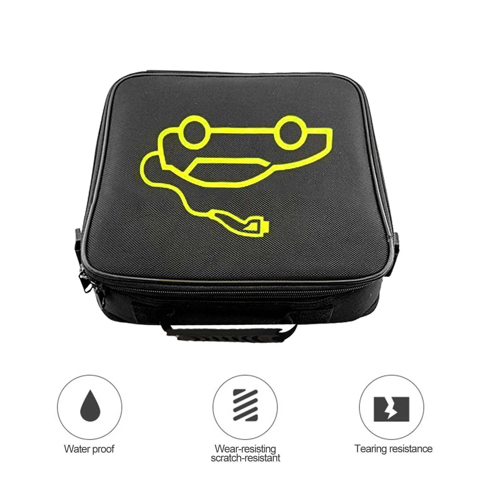 BlackCharge® Opbergtas voor Laadkabel – Waterbestendig & Duurzaam (Small, Medium & Large) - BlackCharge Small (32x32x10cm)