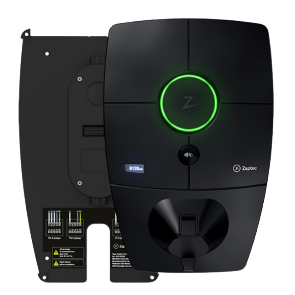 Zaptec Pro laadstation met Wi-Fi en 4G LTE-M connectiviteit voor beheer op afstand via Zaptec Portal