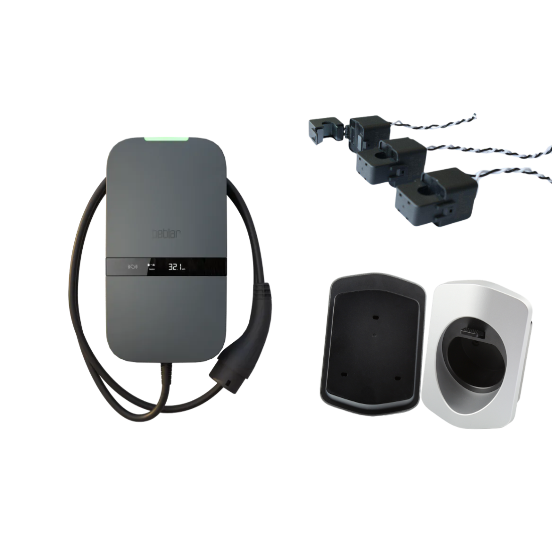 Peblar Home 11 kW Laadpaal met Vaste Kabel (HomeWizard Ready)