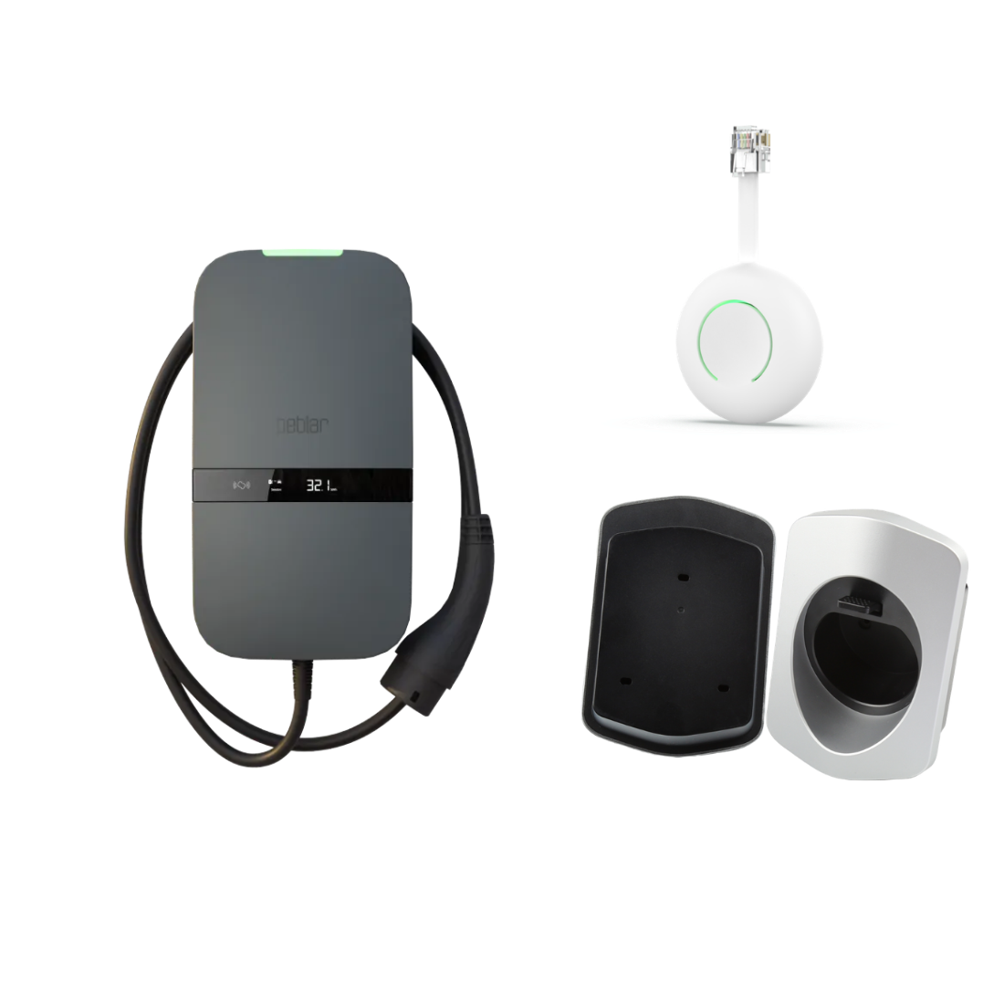 Peblar Home 11 kW Laadpaal met Vaste Kabel (HomeWizard Ready)