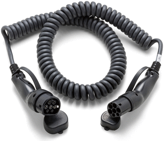 Ratio E-Line Type 2 Laadkabel – Coiled | 3 Fase | 16A | 11kW | 4 Meter | Spiraalkabel - BlackCharge Default Title