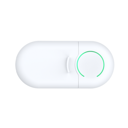 HomeWizard Wi-Fi Watermeter gemonteerd op analoge watermeter