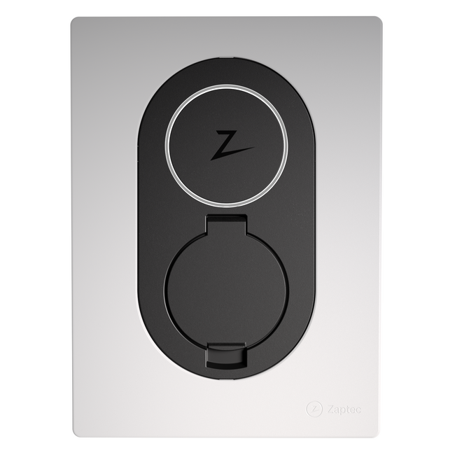 Zaptec GO 2 – Slimme laadpaal 22 kW met socket | RFID | Optioneel met installatie - BlackCharge Asphalt Black