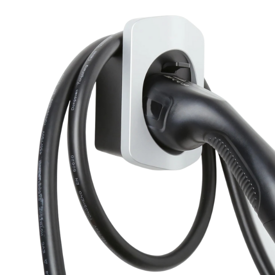 BlackCharge® Laadkabelhouder Type 2 – Stevige Muurbeugel voor een Georganiseerde Laadplek