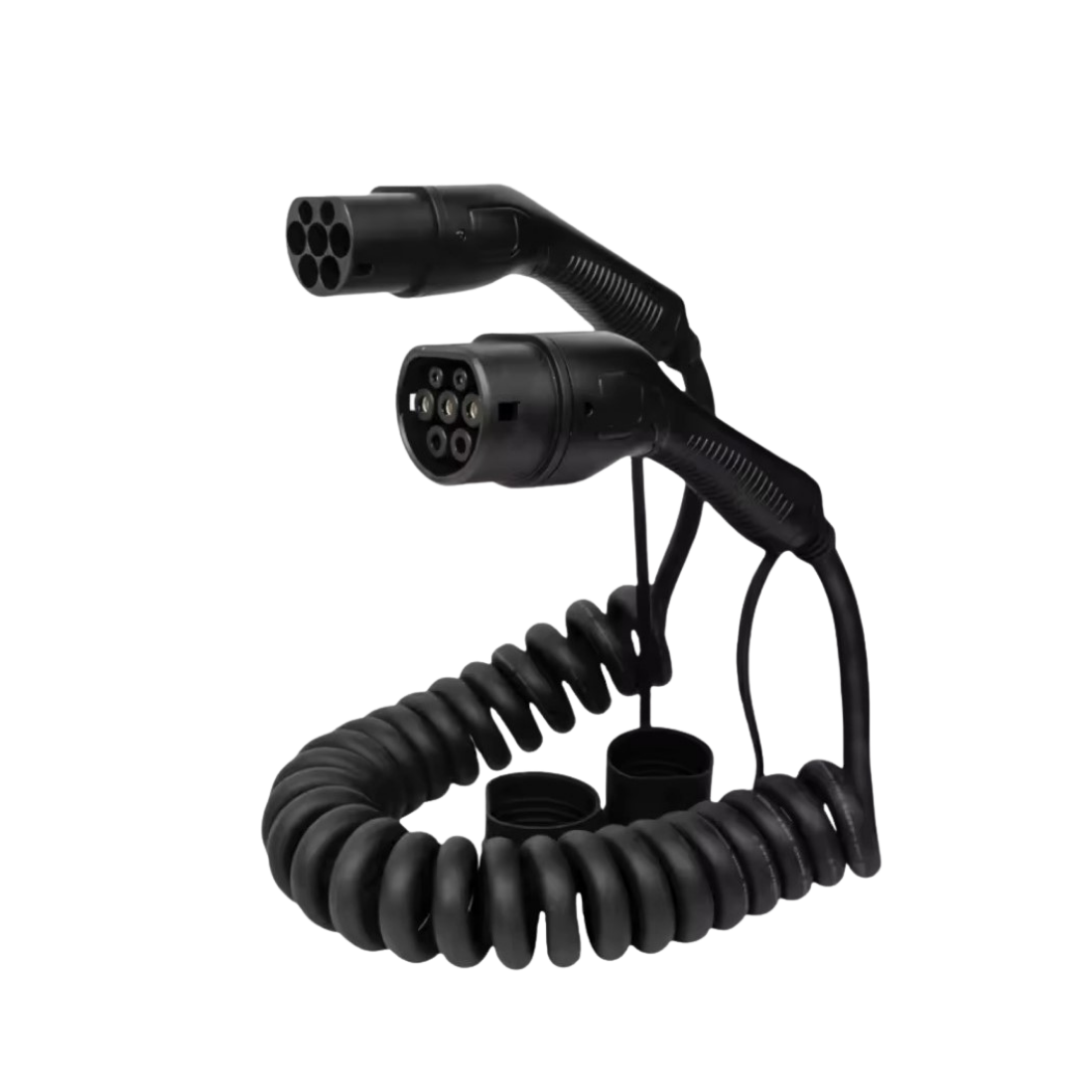 BlackCharge® Flex Spiraalkabel (Type 2) – Schoon & Compact Laden