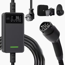 BlackCharge® EV Oplader 3,7kW – Type 2 naar Schuko